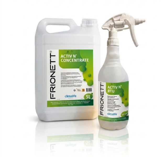 Frionett® Activ' N：冷凍空調系統專業級消毒清潔